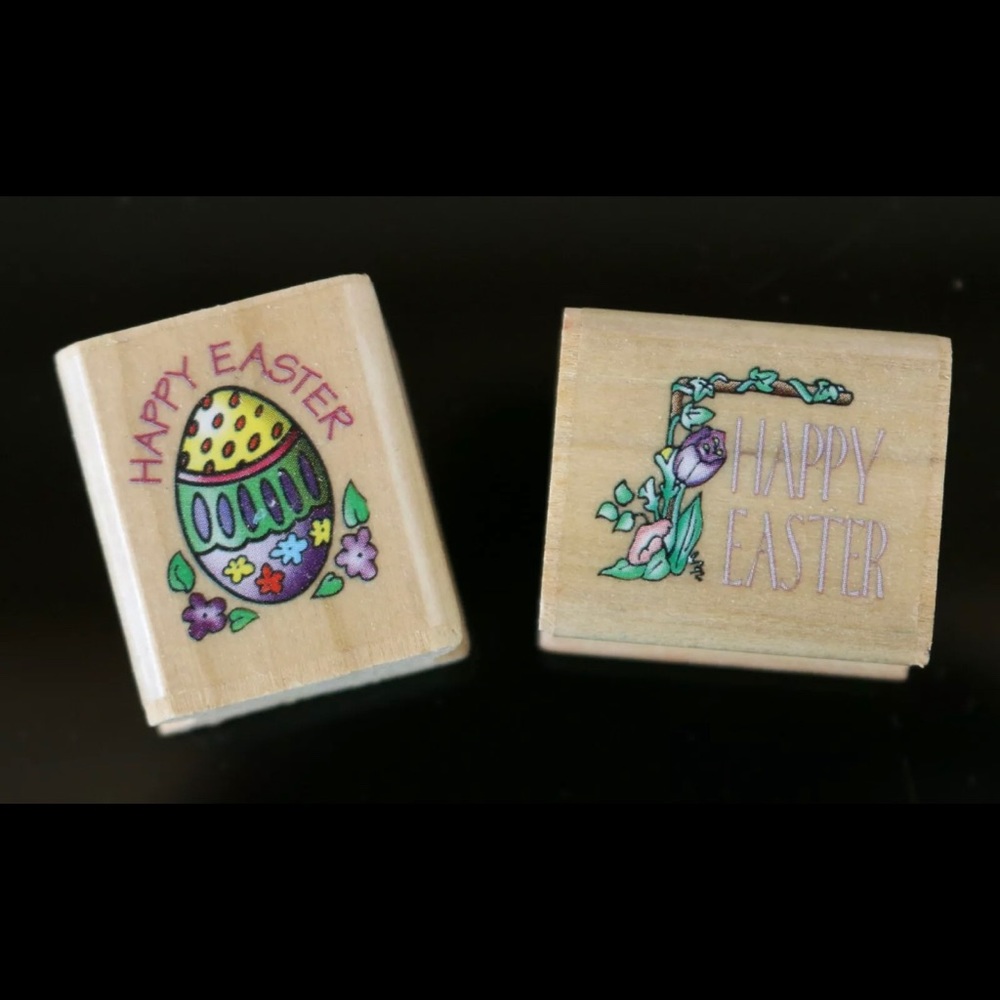 Tulips & Easter‎ Egg Rubber Stamps by Noteworthy